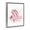 Stupell Industries Rosy Pastel Heels Floating Frame, design by Christine Simpson Art